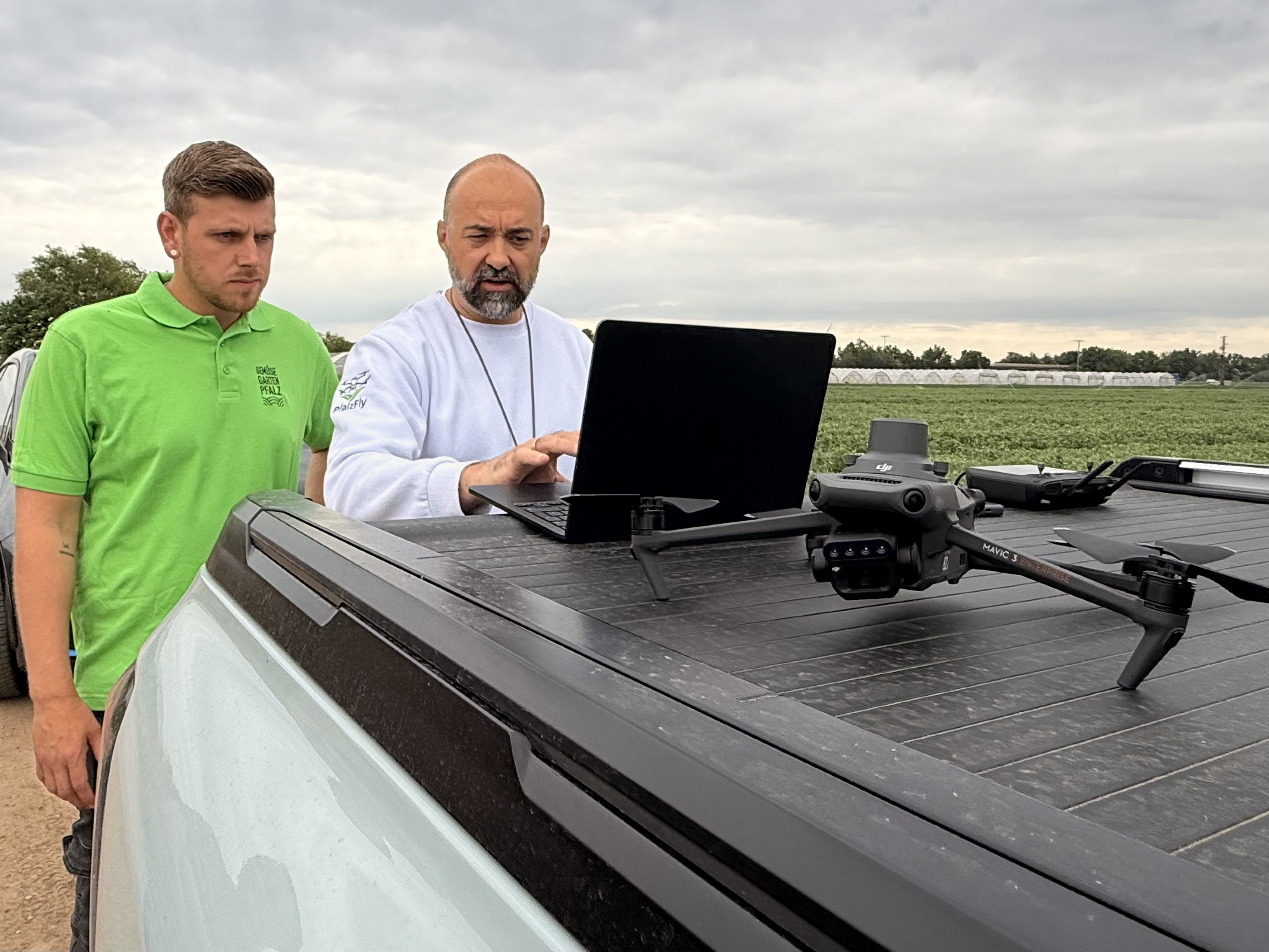 Mannheimer Morgen Bericht über Drohnen in der Landwirtschaft der Pfalz